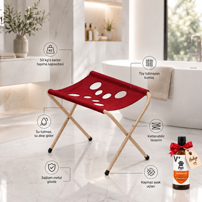 PatiSpa Katlanabilir Evcil Hayvan Yıkama & Bakım Standı