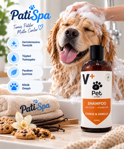 Kedi Ve Köpek Şampuanı Cookıe & Vanilya 400 Ml