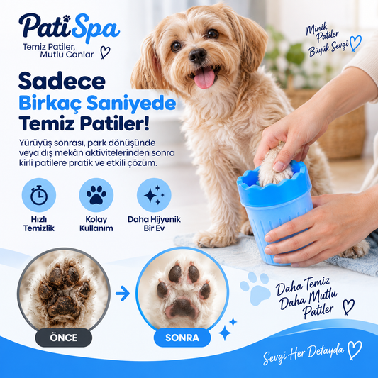 Köpek & Kedi Pati Ayak Yıkama Kovası