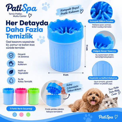 Köpek & Kedi Pati Ayak Yıkama Kovası