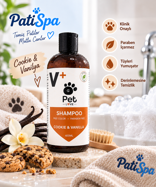 Kedi Ve Köpek Şampuanı Cookıe & Vanilya 400 Ml