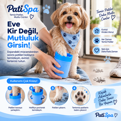 Köpek & Kedi Pati Ayak Yıkama Kovası